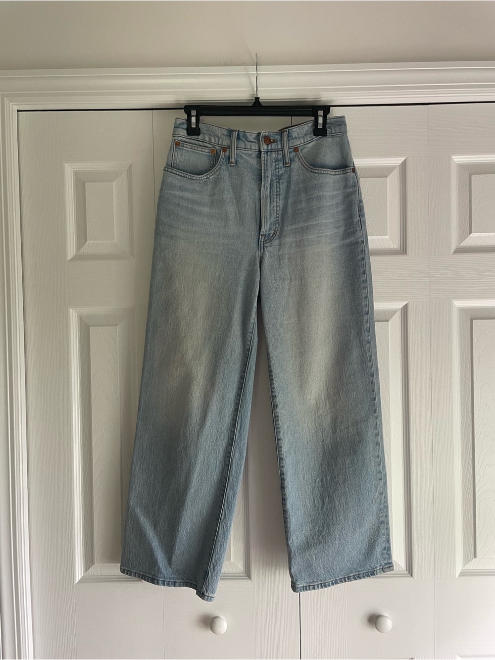 Madewell Light Perfect Vintage Wide-Leg Crop Jeans